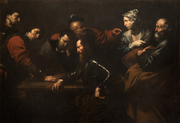 The Denial of Saint Peter, 1615-1616. Creator: Ribera, José (Jusepe), de (1591-1652).