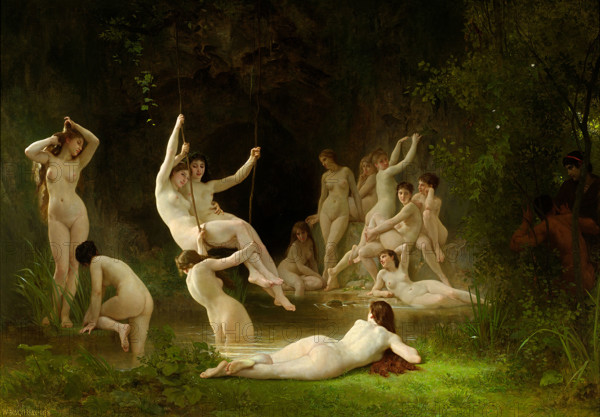 The Nymphaeum, 1878. Creator: Bouguereau, William-Adolphe (1825-1905).