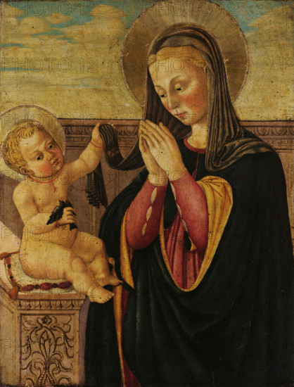 Madonna with Child. Creator: Neri di Bicci (1418-1492).