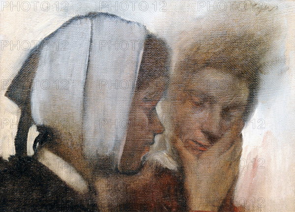 Washerwomen, c1872. Creator: Degas, Edgar (1834-1917).