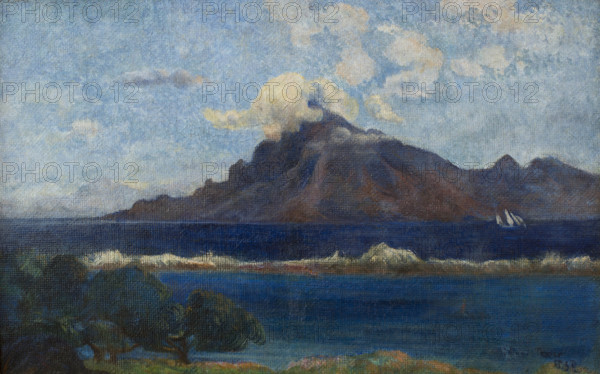 Paysage de Te Vaa, 1896. Creator: Gauguin, Paul Eugéne Henri (1848-1903).