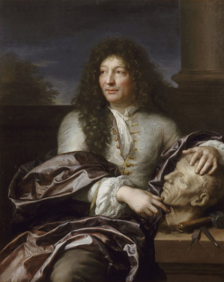 Portrait of the sculptor François Girardon (1628-1715), 1683. Creator: Revel, Gabriel (1643-1712).