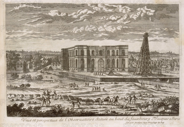 The Paris Observatory. Creator: Aveline, Pierre Alexandre (1702-1760).