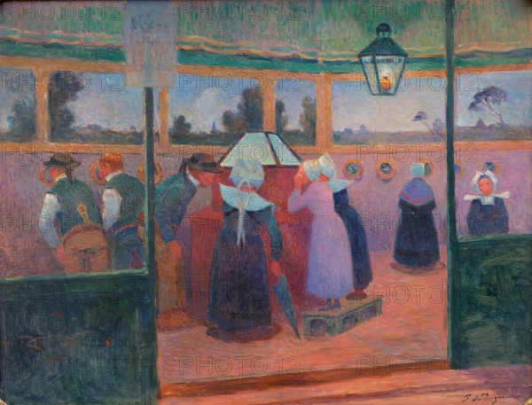 The Magic Lantern. Creator: Du Puigaudeau, Ferdinand (1864-1930).