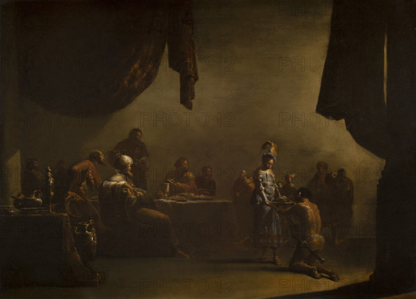 Salome receives the Head of John the Baptist, 1635-1640. Creator: Bramer, Leonaert (1596-1674).