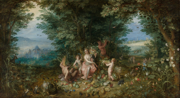 Allegory of the Earth, c1610. Creator: Brueghel, Jan, the Elder (1568-1625).