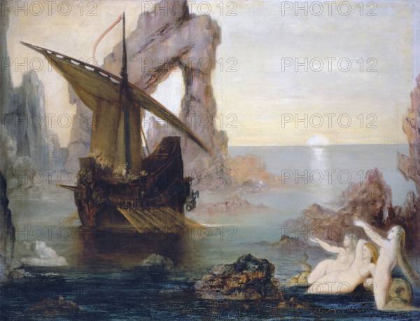 The Mermaids, c1885. Creator: Moreau, Gustave (1826-1898).
