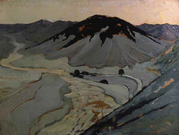 Egyptian landscape, 1895. Creator: Cottet, Charles (1863-1925).