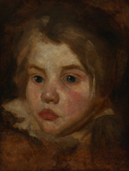 Head of a young boy, Mid of the 19th century. Creator: Manet, Édouard (1832-1883).