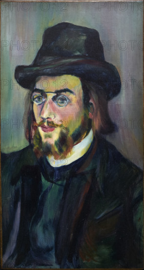 Portrait of Erik Satie (1866-1925), 1893. Creator: Valadon, Suzanne (1865-1938).