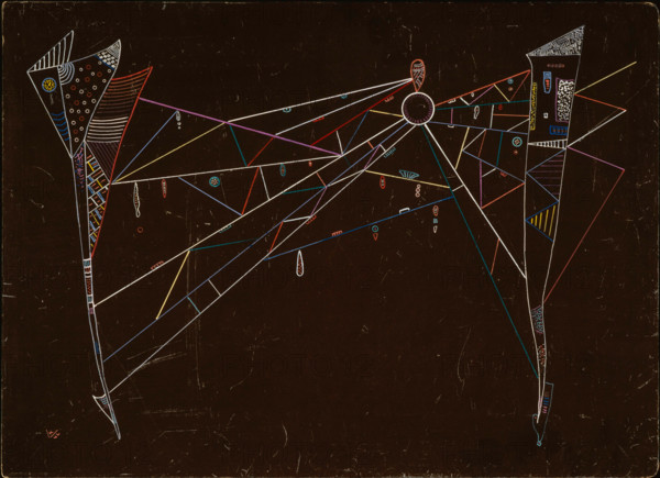 The Net (Das Netz), 1942. Creator: Kandinsky, Wassily Vasilyevich (1866-1944).