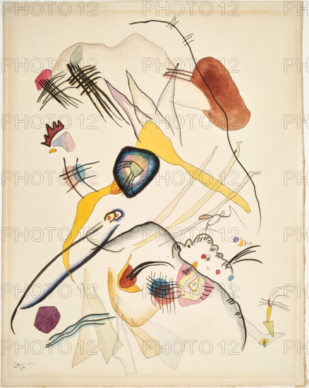Promenade, 1920. Creator: Kandinsky, Wassily Vasilyevich (1866-1944).