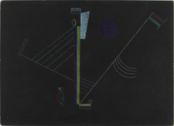 Zweiseitig Gespannt (Tense in Both Directions), 1933. Creator: Kandinsky, Wassily Vasilyevich (1866-1944).