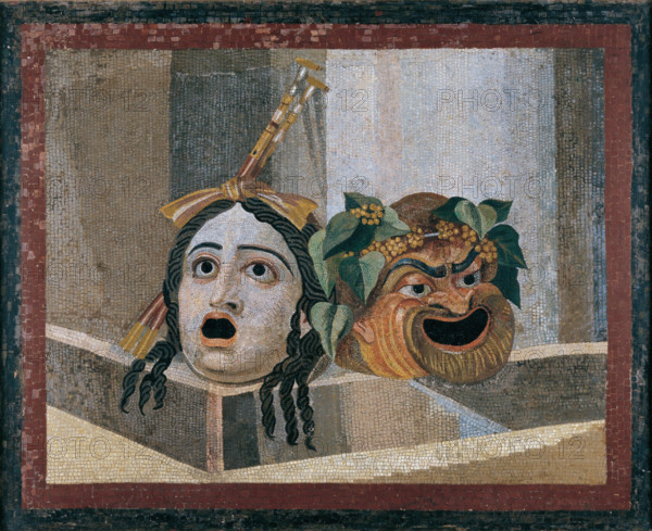 The Theatrical Masks , 1st-2nd century. Creator: Roman master (Last third of 16th cen.).