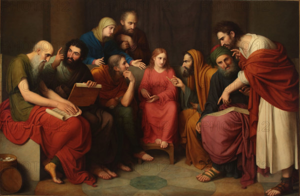 Christ Among the Doctors, 1812-1817. Creator: Landi, Gaspare (1756-1830).