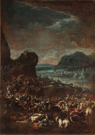 Jewish people led by Moses and Aaron, 1721-1727. Creator: Spolverini (Mercanti), Ilario Giacinto (1657-1734).