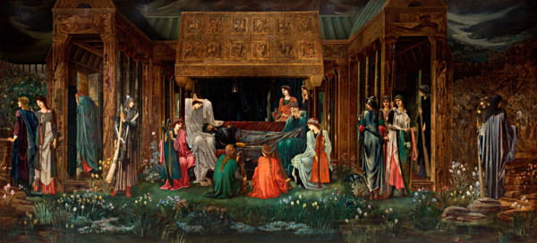 The Last Sleep of King Arthur in Avalon, c1881-1898. Creator: Burne-Jones, Sir Edward Coley (1833-1898).