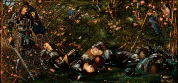The Prince Enters the Wood, 1871-1873. Creator: Burne-Jones, Sir Edward Coley (1833-1898).