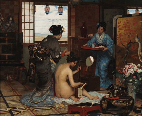 Toillette Japonaise. Creator: Firmin-Girard, François-Marie (1838-1921).