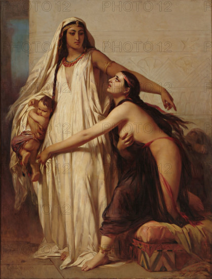 The Judgment of Solomon, 1852. Creator: Wappers, Gustave (1803-1874).