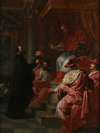 The Miracle of the Roses, 17th century. Creator: Lint, Peeter, van (1609-1690).
