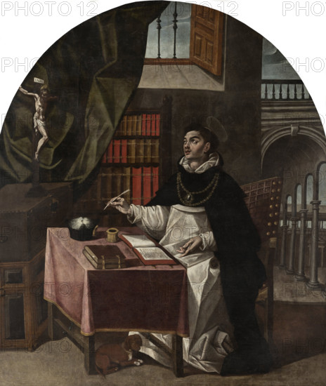 Saint Thomas Aquinas, 1610-1615. Creator: Peñalosa, Juan de (1579-1633).