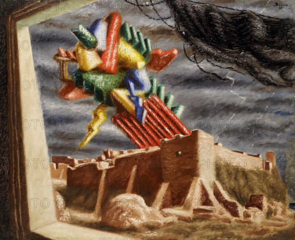 Gomorrha, 1929. Creator: Savinio, Alberto (1891-1952).