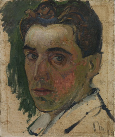 Self-portrait, 1911. Creator: Moggioli, Umberto (1886-1919).