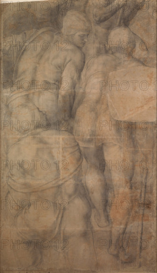 Group of Armigers (Soldiers) , c1546. Creator: Buonarroti, Michelangelo (1475-1564).