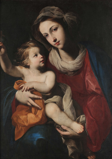 The Virgin and Child, c1640. Creator: Stanzione, Massimo (ca. 1585-ca. 1658).