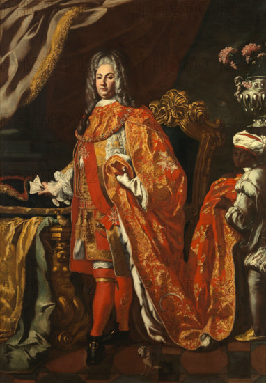 Portrait of Don Ferdinando Vincenzo Spinelli (1691-1753), Prince of Tarsia, 1741. Creator: Solimena, Francesco (1657-1747).