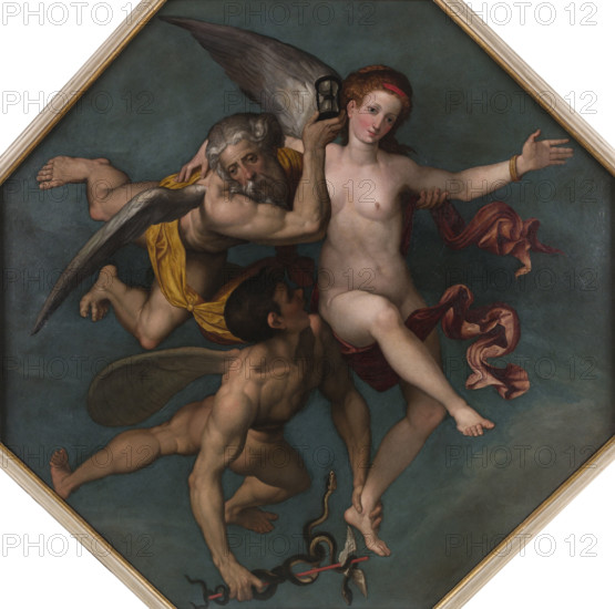 Veritas filia Temporis - Truth is the daughter of Time, 1531-1534. Creator: Caroto, Giovan Francesco (c. 1480-1555).