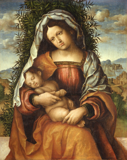 Madonna dei gelsomini (Madonna of the Jasmine), Early16th century. Creator: Giolfino, Niccolò (Nicola) (1476-1555).