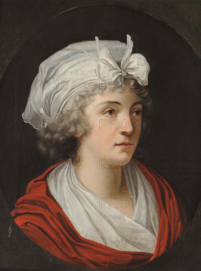 Portrait of Princess Louise of Stolberg-Gedern (1752-1824), Countess of Albany, 1797. Creator: Fabre, François-Xavier Pascal, Baron (1766-1837).