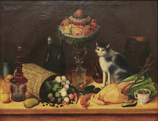Still Life, 1840-1860. Creator: Arrieta, José Agustín (1802-1879).