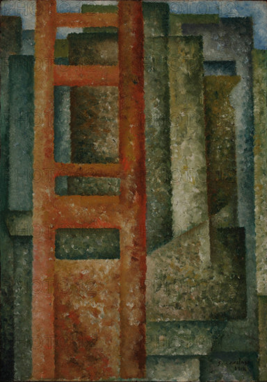 Through the Windows (Unfolding - Intersection), 1914. Creator: Souza-Cardoso, Amadeo de (1887-1918).