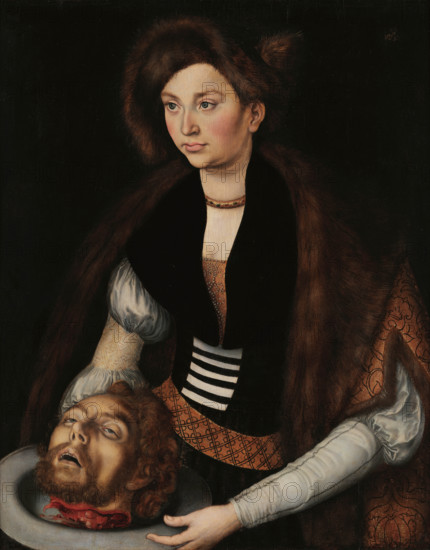 Salome with the Head of Saint John the Baptist. Creator: Cranach, Lucas, the Elder (1472-1553).