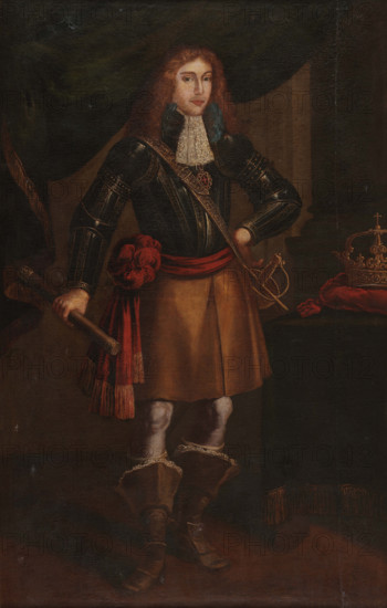 Portrait of King Afonso VI of Portugal (1643-1683), 17th century. Creator: Anonymous.