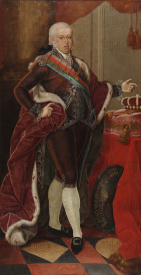 Portrait of Dom John VI (1767-1826), King of Portugal, Brazil and the Algarves. Creator: Anonymous.