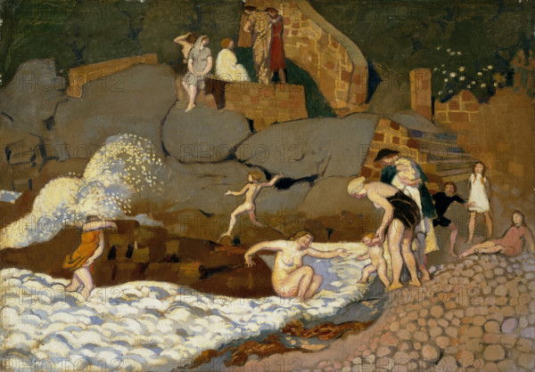 Rock of Trestrignel, 1920. Creator: Denis, Maurice (1870-1943).