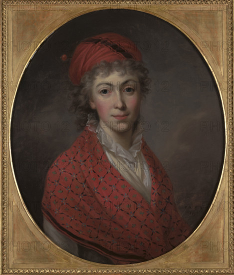Portrait of Princess Izabela Czartoryska (1746-1835), née Flemming, 1796. Creator: Wojniakowski, Kazimierz (1771-1812).