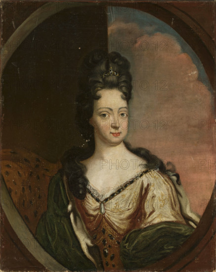 Portrait of Elisabeth Christine of Brunswick-Wolfenbüttel (1691-1750)..., 1st half of 18th cent. Creator: Mijtens (Meytens), Martin van, the Younger (1695-1770).