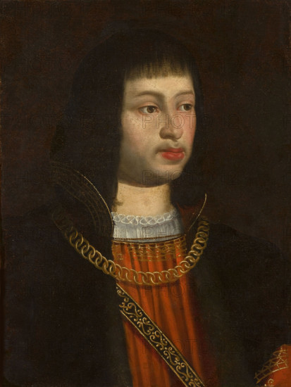 Portrait of Louis XI of France (1423-1483), 1450. Creator: Anonymous.