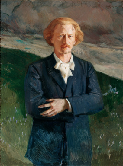 Portrait of the composer Ignacy Jan Paderewski (1860-1941), 1907. Creator: Giron, Charles (1850-1914).