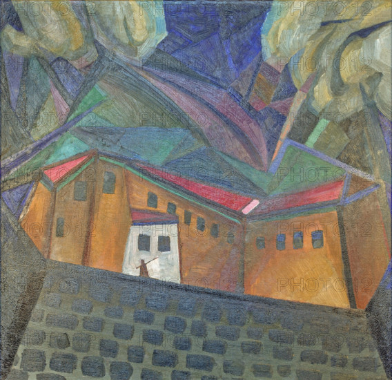 Prison, 1916. Creator: Bogomazov, Alexander Konstantinovich (1880-1930).