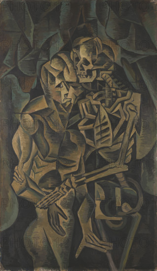 Kiss of a Death, 1912. Creator: Kubista, Bohumil (1884-1918).
