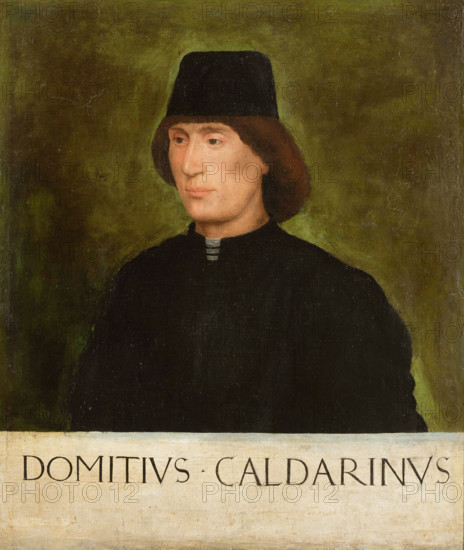 Portrait of Domizio Calderini (1446-1478), before 1521. Creator: Anonymous.