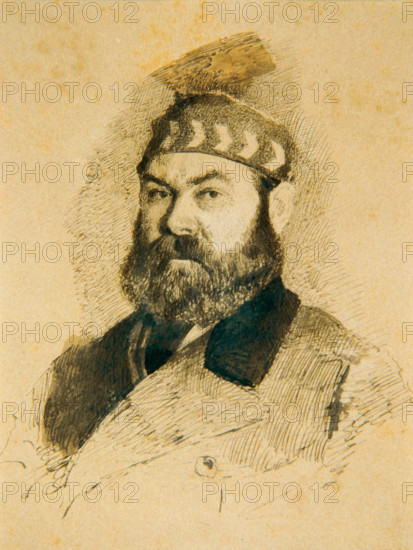 Self-portrait, 1880-1884. Creator: De Nittis, Giuseppe (1846-1884).