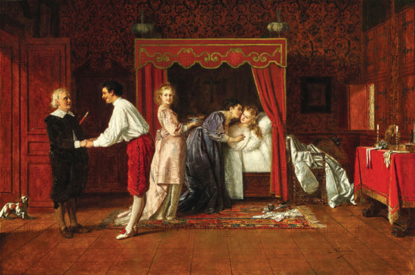 The morning after the wedding. Creator: Pecru, Charles François (1826-1907).