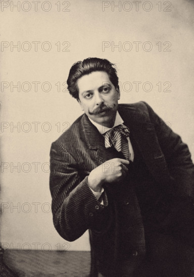 Portrait of the pianist and composer Enrique Granados (1867-1916), c1895-1900. Creator: Esplugas, Antonio (1852-1929).